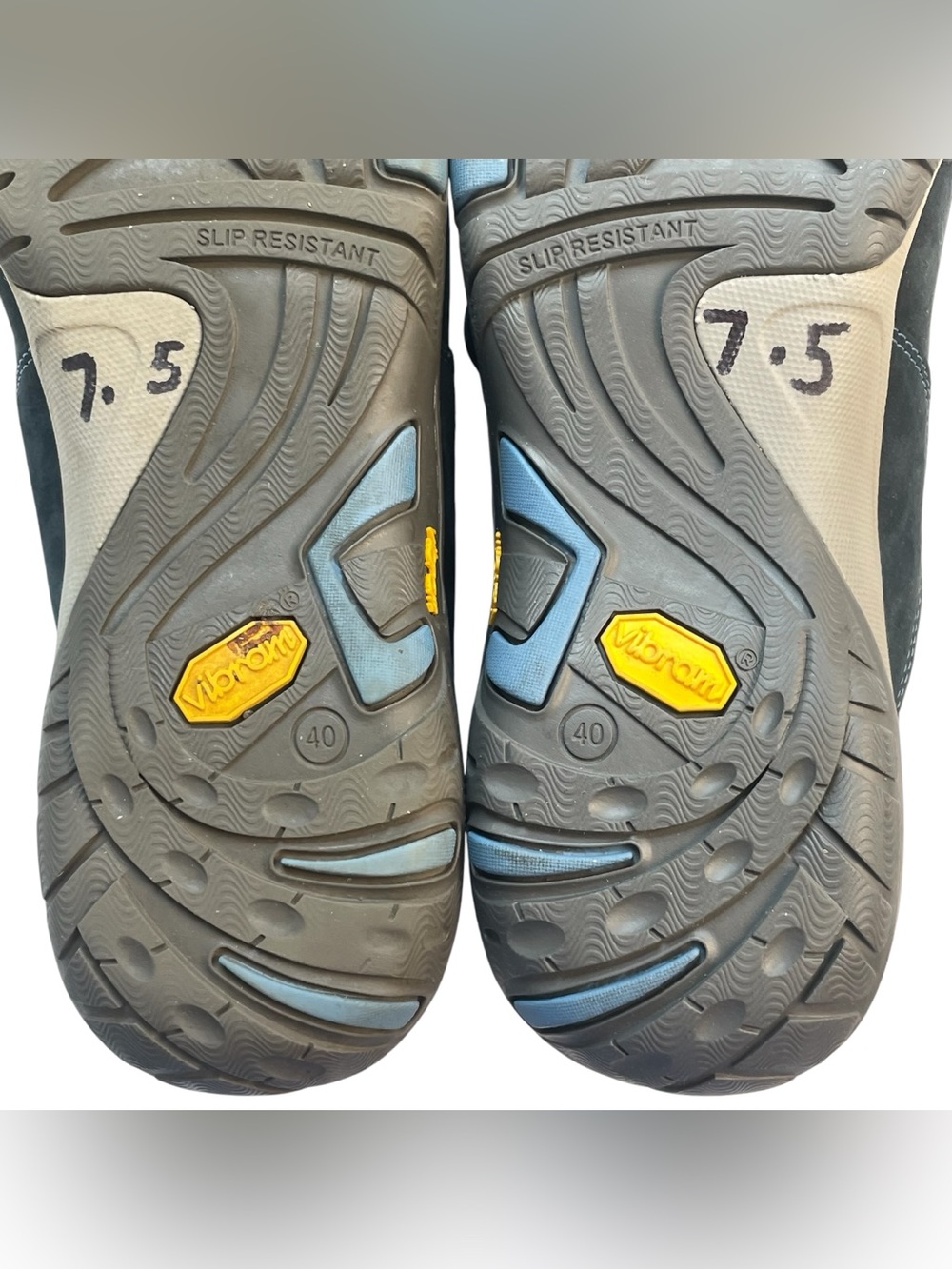 Dansko Women's Paisley Sneakers Navy Blue Leather Vibram Soles Size 10-10.5 Wide - Picture 12 of 14